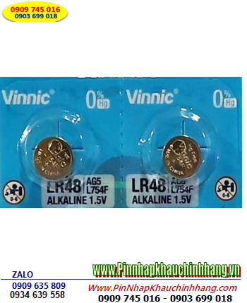 VINNIC AG5/LR754 _Pin cúc áo 1.5v Alkaline VINNIC AG5, LR754, 393, LR48